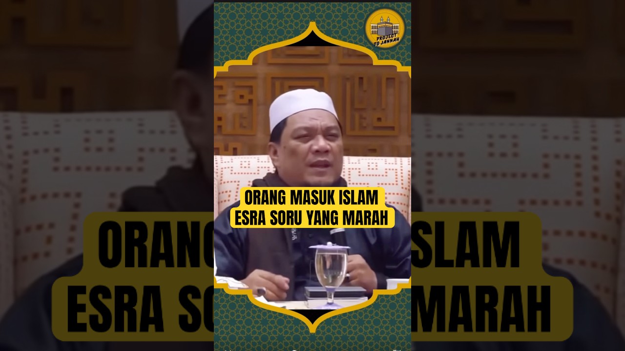ORANG MASUK ISLAM PENDETA ESRA SORU YANG MARAH‼️#ustadzyahyawaloni #masukislam #esrasoru