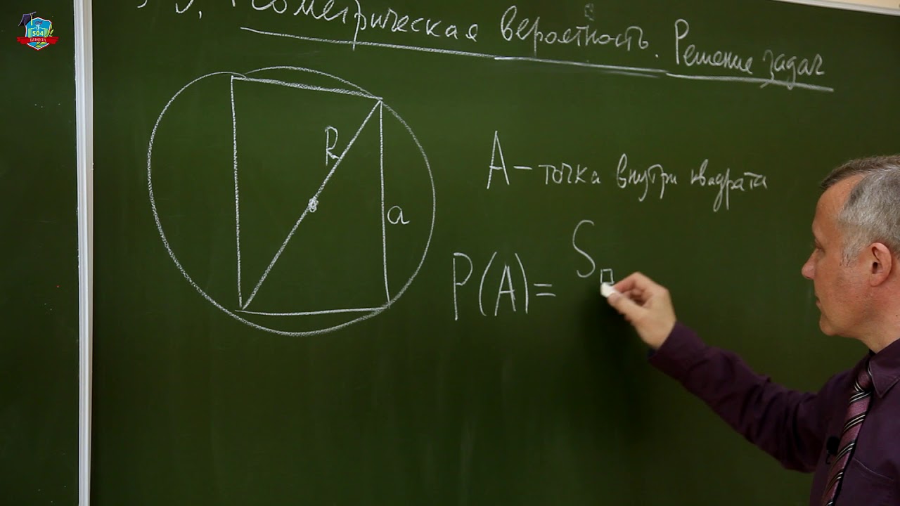 ОСНОВЫ ТЕОРИИ ВЕРОЯТНОСТЕЙ Урок 5. Геометрическая вероятность. Решение задач