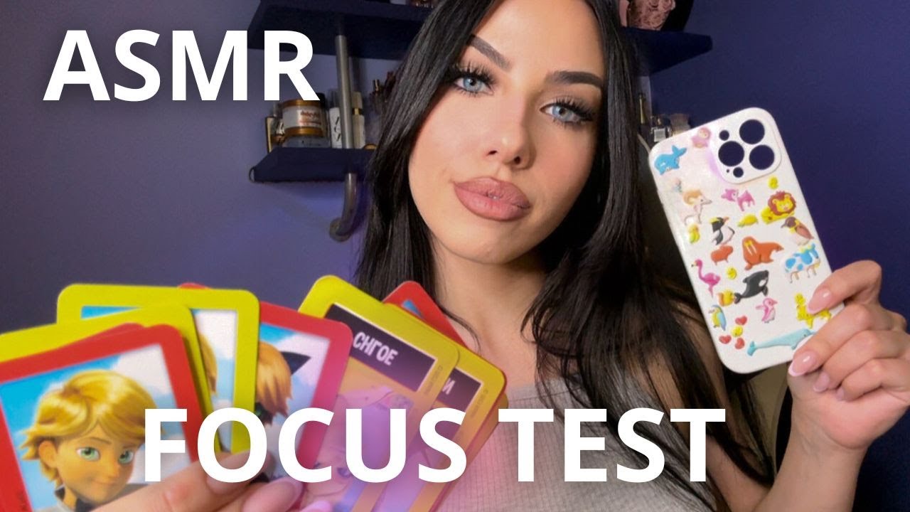ASMR PER ADHD - FOCUS TEST VELOCE + SEGUI LE MIE ISTRUZIONI PER DORMIRE