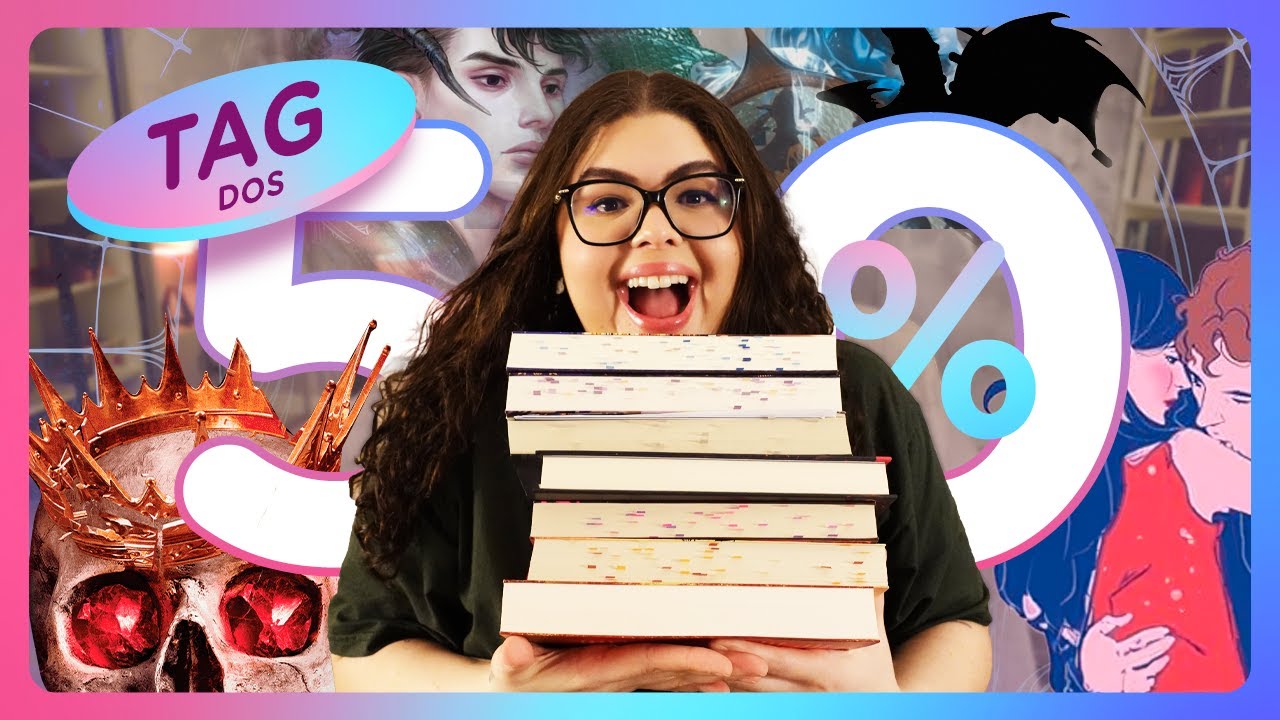 TAG DOS 50% (2024) | Os melhores livros de 2024 até agora | Kabook TV