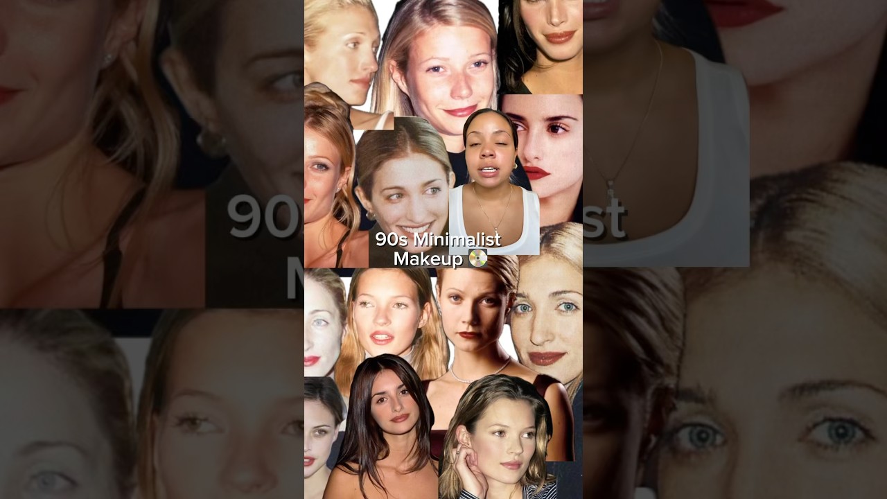 In Depth 90s Minimalist Makeup Look 💿 #makeup #summermakeup #90smakeup #90sminimalism
