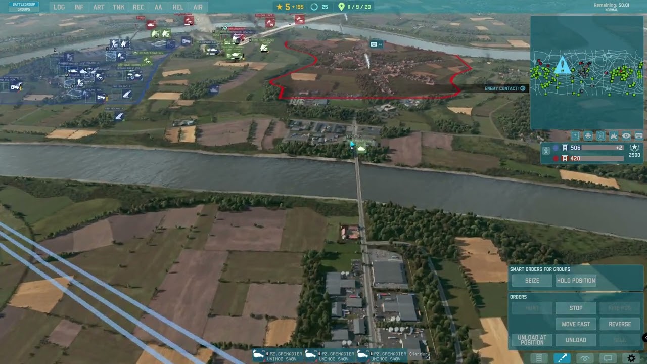 WARNO 10v10 on Battle for Loop with 5. Panzerdivision