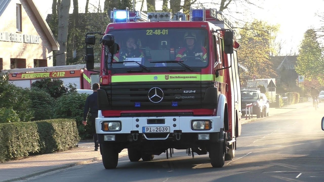 [Dachstuhlbrand] Einsatzfahrten FF Klein Nordende + FF Seester