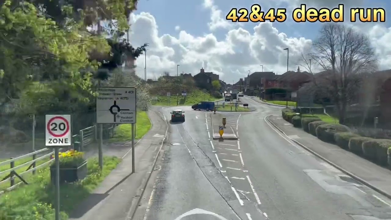 First bus Bristol 42&45 dead run Lawrence Hill to Bitton