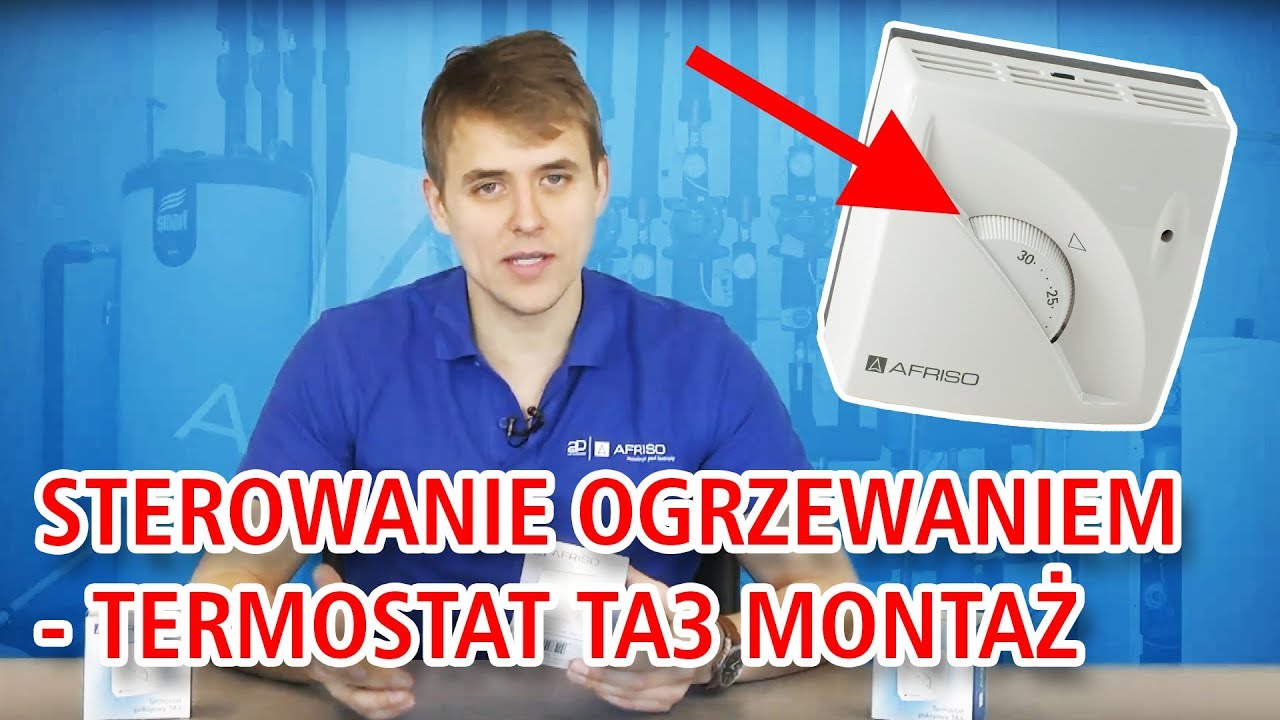 Sterowanie ogrzewaniem - Termostat TA3 montaż - AFRISOpl