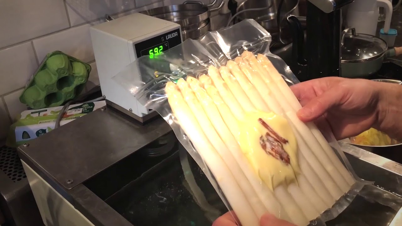 sous vide asperges en zalm