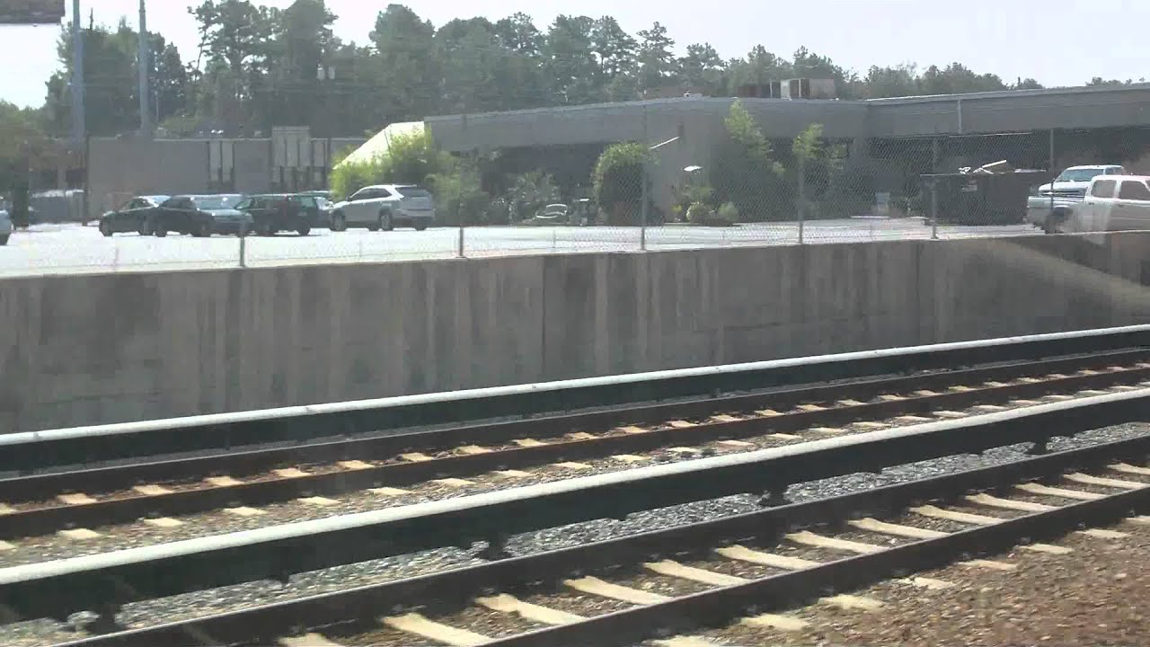 MARTA train ride from North Springs to Five Points