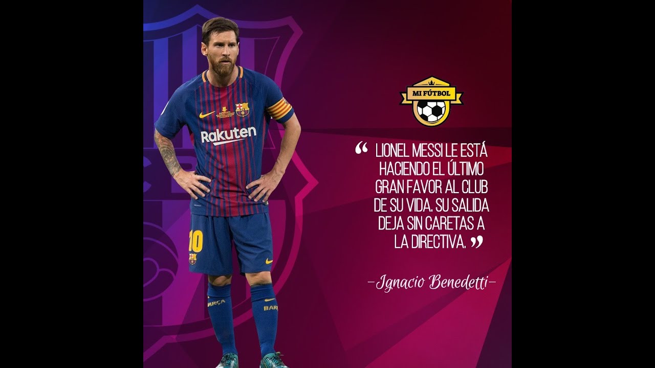 Lionel Messi se va del FC Barcelona