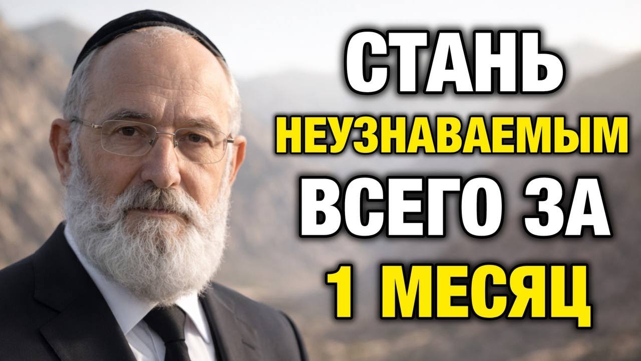 КАК СТАТЬ НЕУЗНАВАЕМЫМ ЗА 1 МЕСЯЦ | Еврейская Мудрость, КОТОРУЮ ИГНОРИРУЮТ