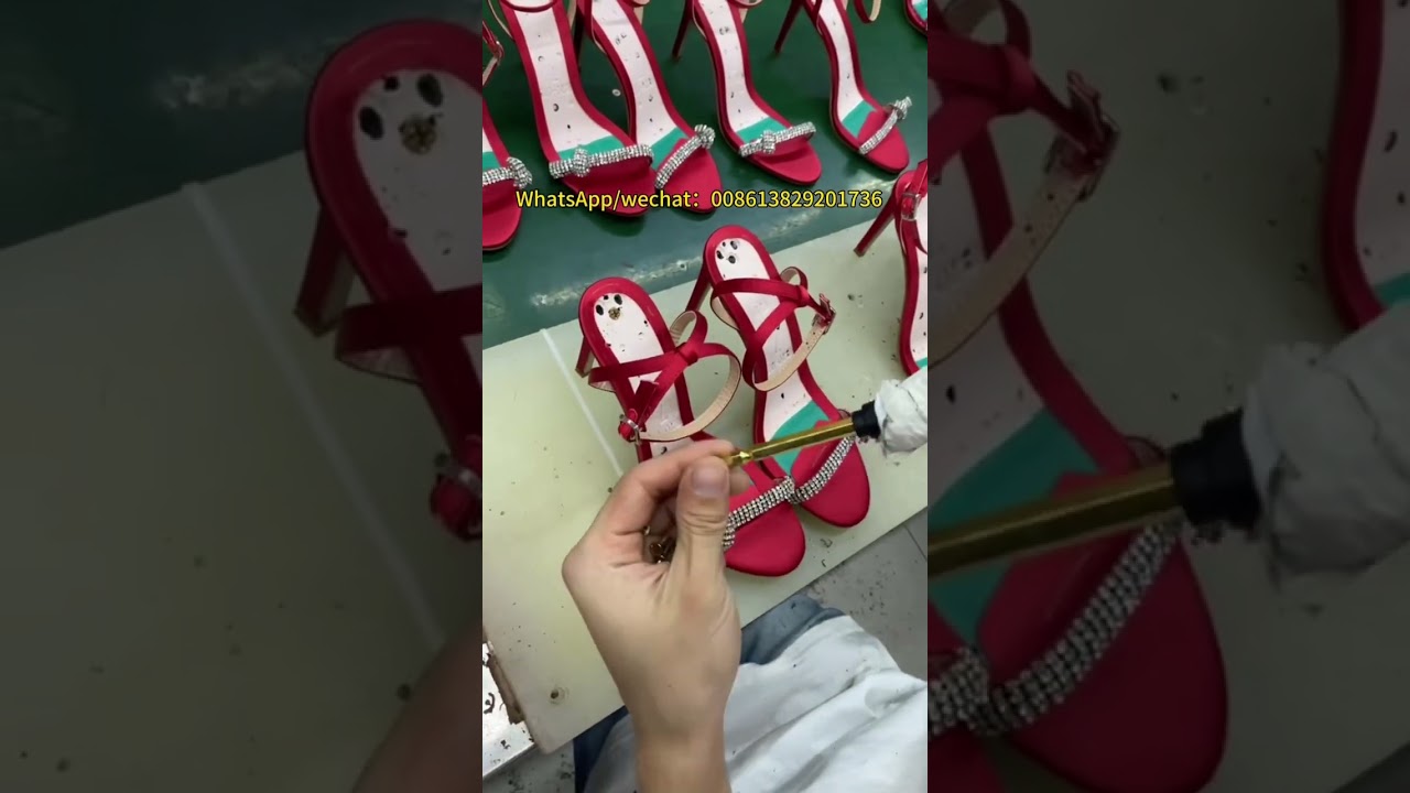 Qifeng Heel Nailing machine#high heel shoes machine#ladies shoes making machine