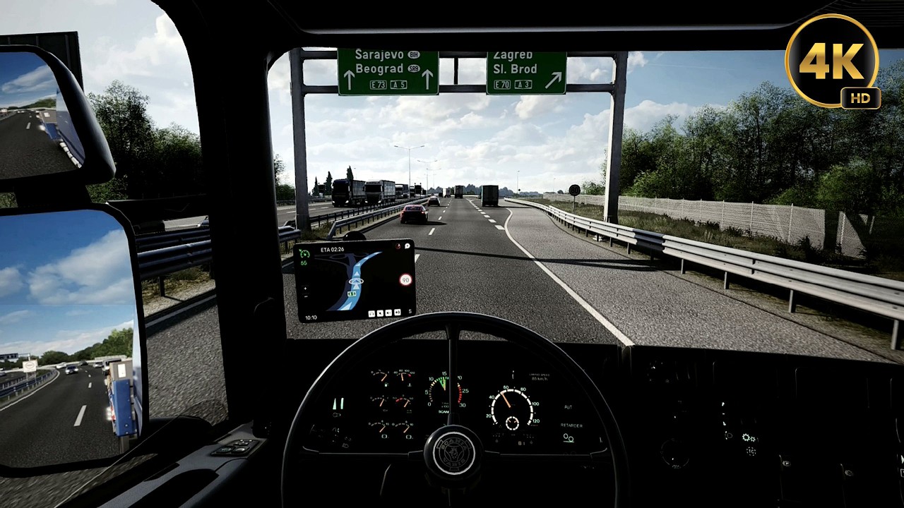 ETS2 1.58 | Scania Realistic Sounds Mod | With Next-Gen Physics  | 4K