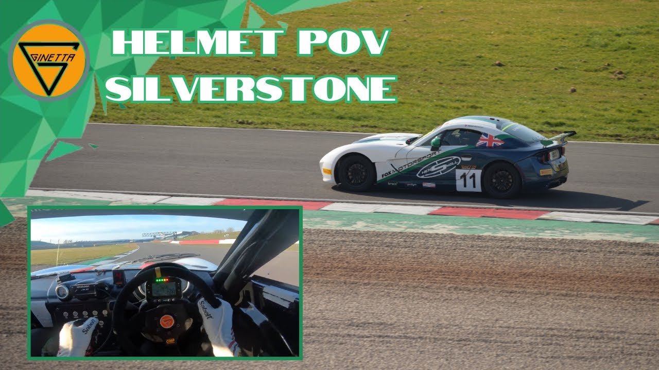 Helmet POV at Silverstone | Ginetta Junior