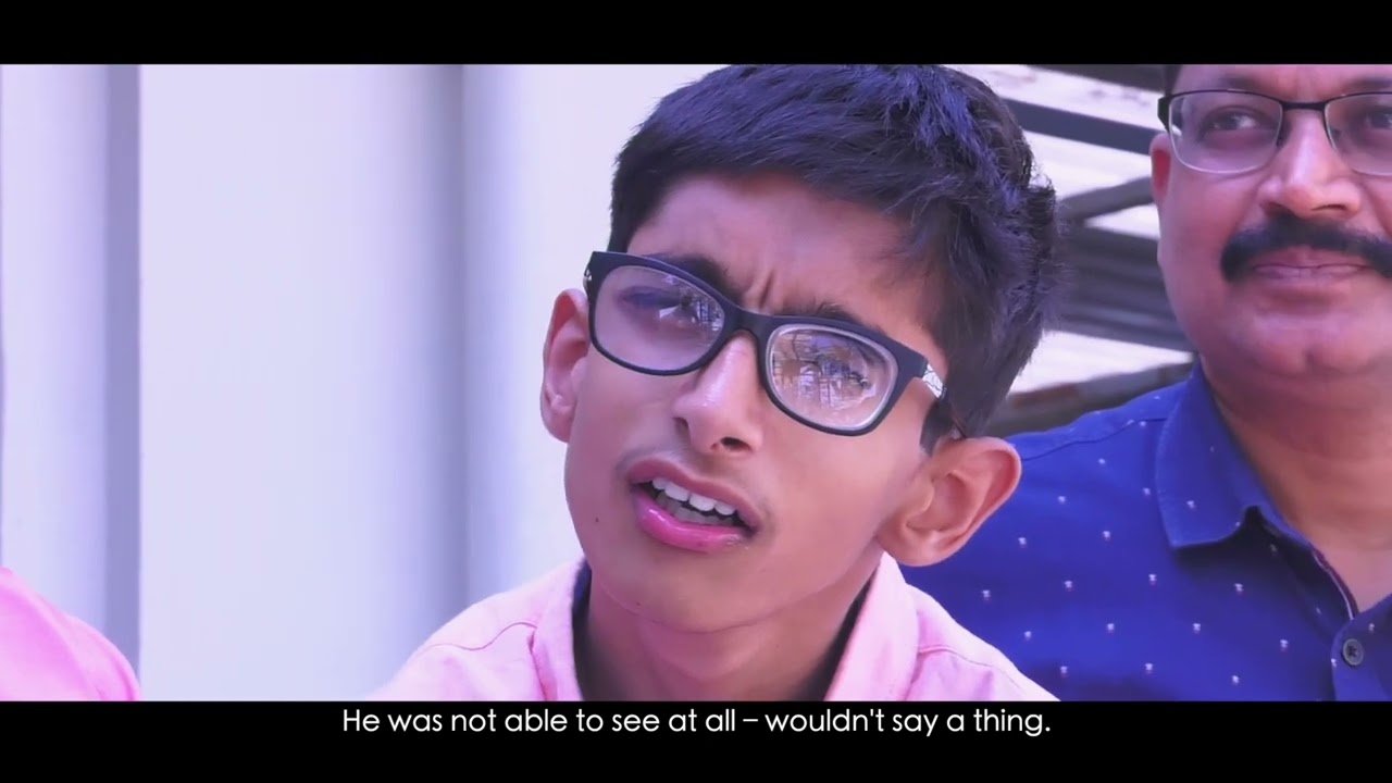 Shikhar, what do you see? He said, “Papa, it’s a train”