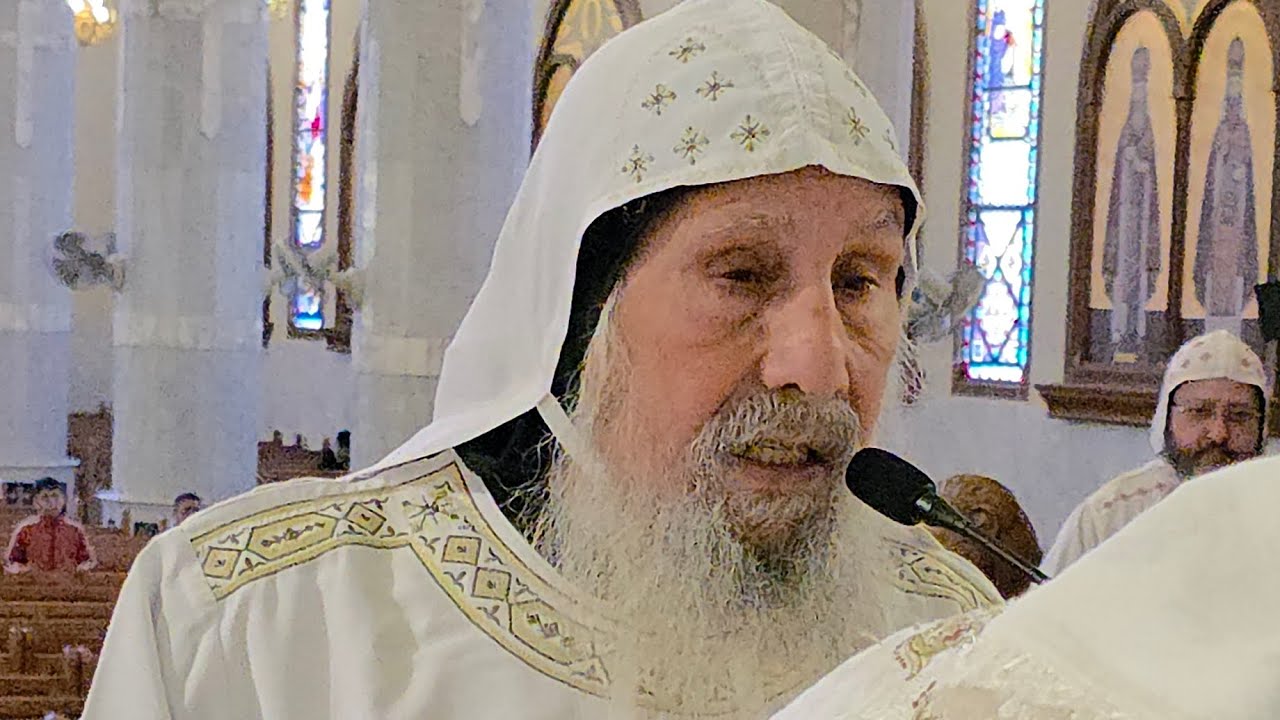 صلاة قسمة قداس صوم نينوي لنيافة الانبا مينا رئيس دير مارجرجس بالخطاطبة 