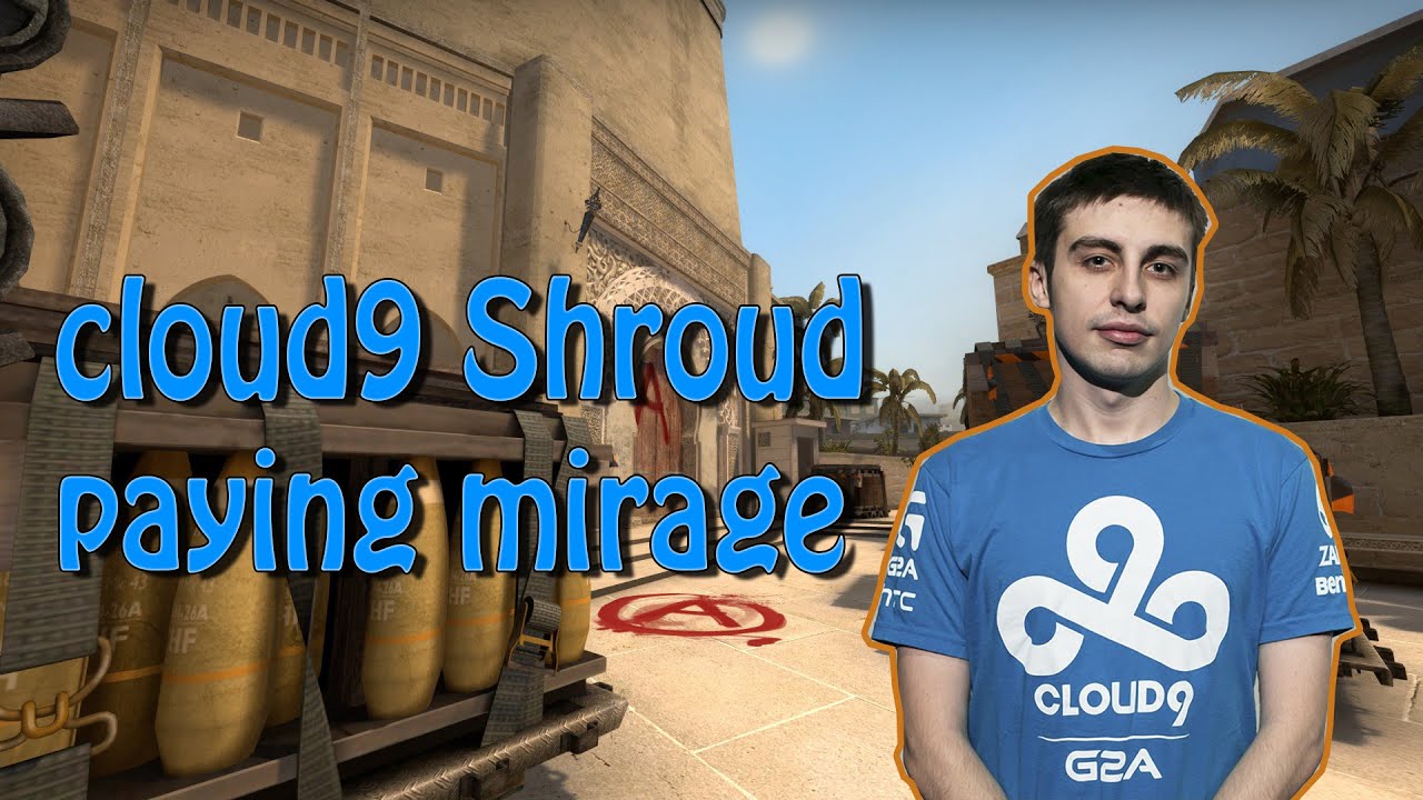 C9 Shroud playing ESEA de_mirage on stream