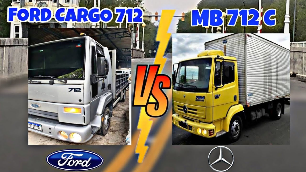 Mercedes Benz 712 vs Ford cargo 712 qual o melhor custo benefício?
