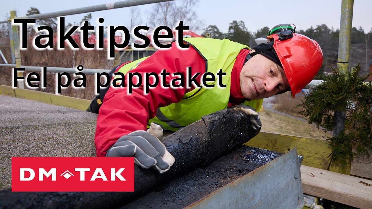 Taktipset - Fel på papptaket