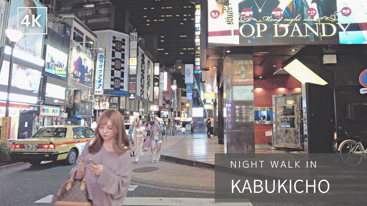 Streets of Kabukicho, Tokyo's Biggest Red-Light District (4K HDR)