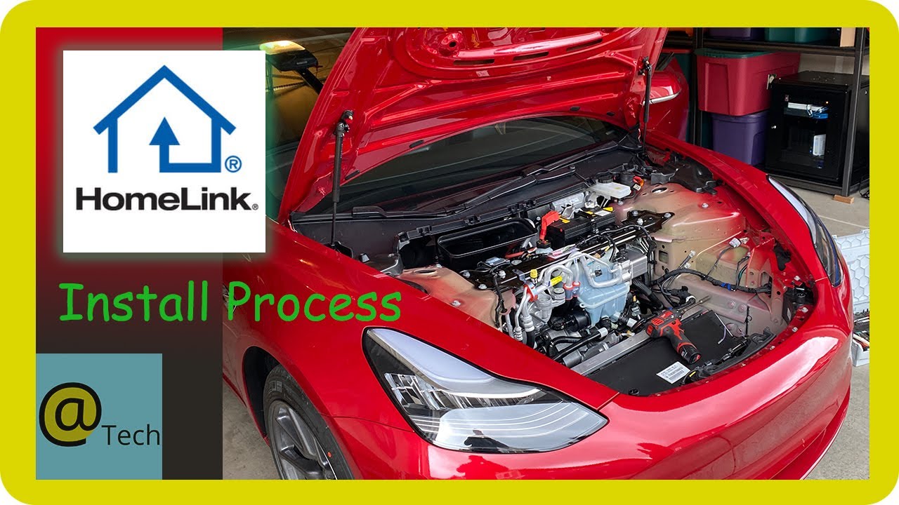 Tesla Model 3/Y HomeLink Installation Process