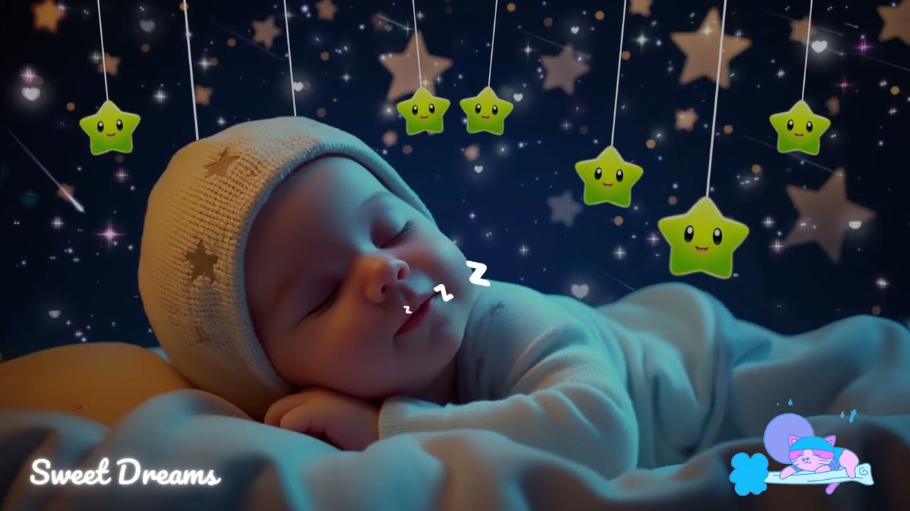 Baby Sleep Music 🎵Baby Fall Asleep Instantly  in 3-Minute Miracle 🌙 Mozart & Brahms Lullabies
