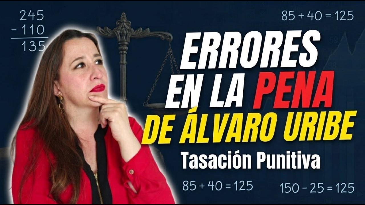 Errores en la pena de  Álvaro Uribe Vélez | Tasación punitiva