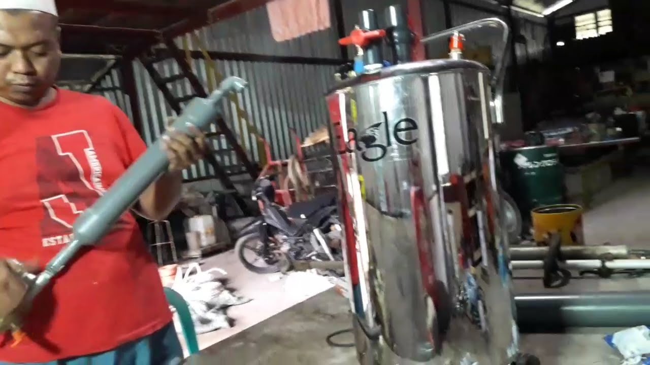 Cara lengkap membuat foam generator bata ringan habel clc jilid 1 #tutorial