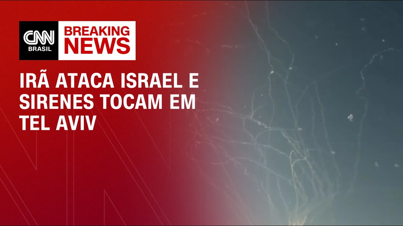 Irã ataca Israel; Sirenes tocam em Tel Aviv | LIVE CNN