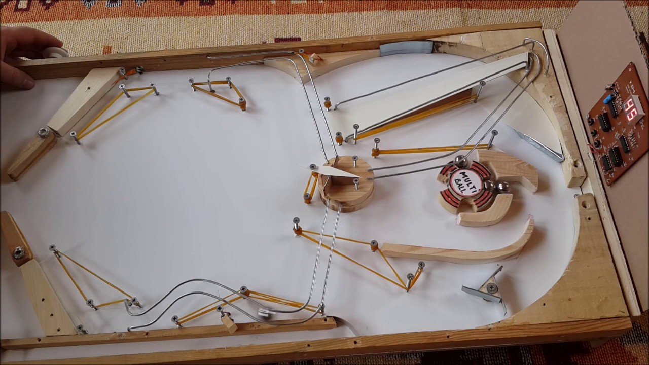 Homemade  Pinball Play