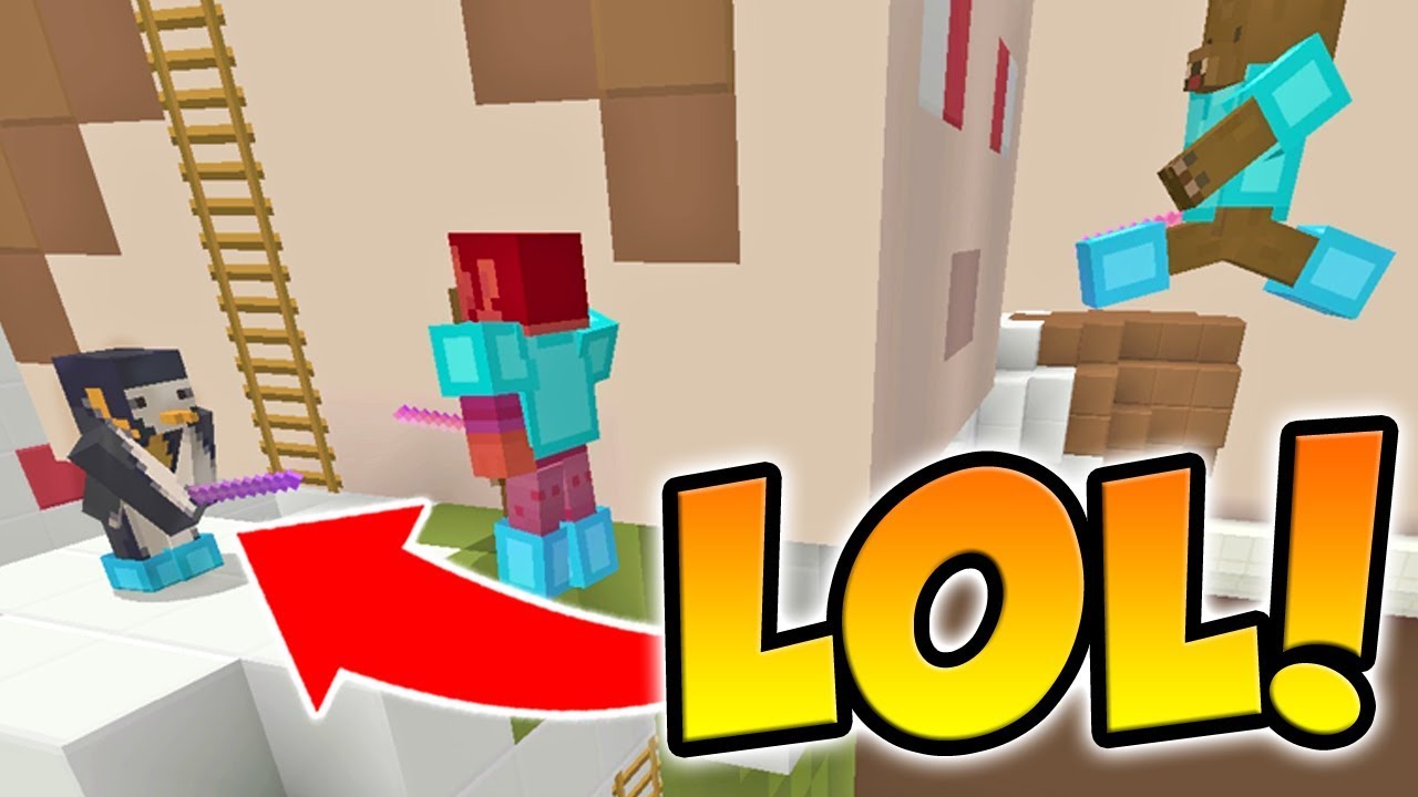 KNOCKING ALL THE SEEKERS OFF BUILDINGS IN MINECRAFT HIDE AND SEEK!