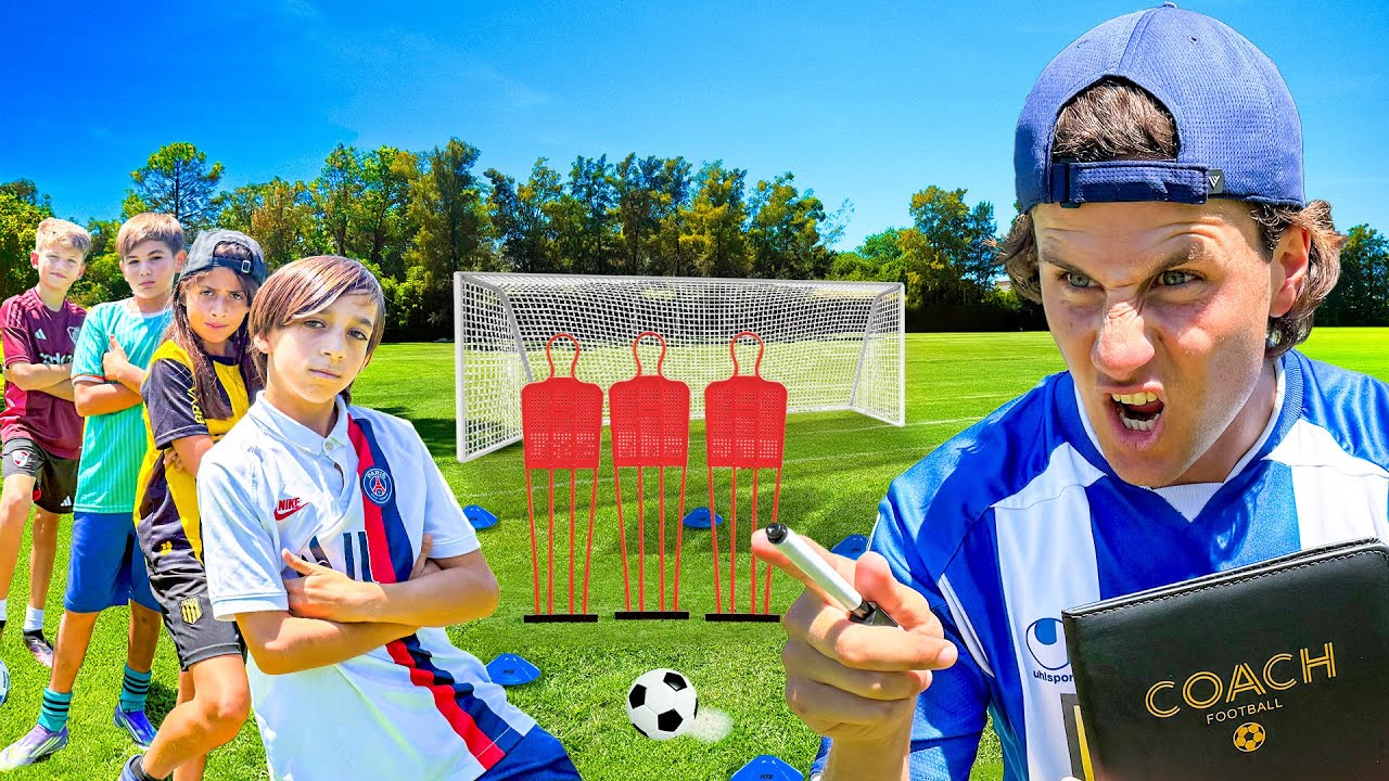 ENTRENÉ A MIS VECINOS PARA UN PARTIDO DE FUTBOL Y PASÓ ESTO...