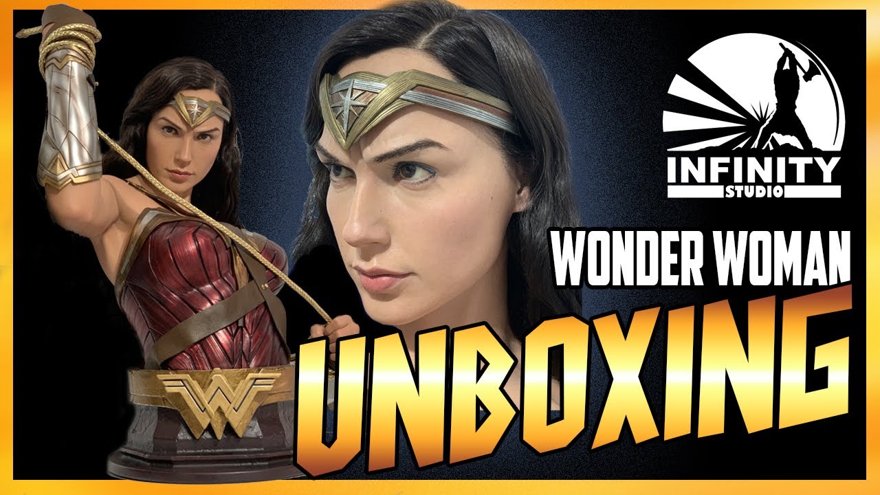 INFINITY STUDIOS WONDER WOMAN BUST 1/1. UNBOXING