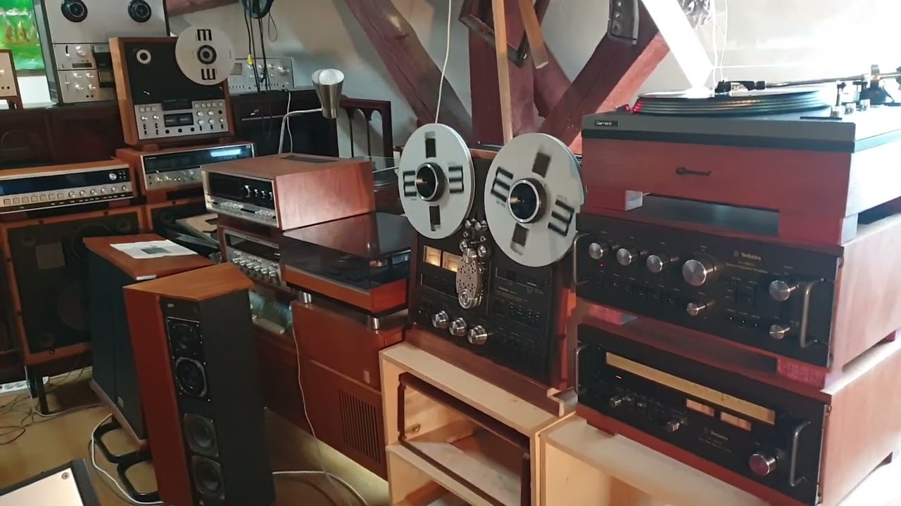 Legenda Technics rs 1500us 2track +su-8600 +st 9600 +turntable garrard