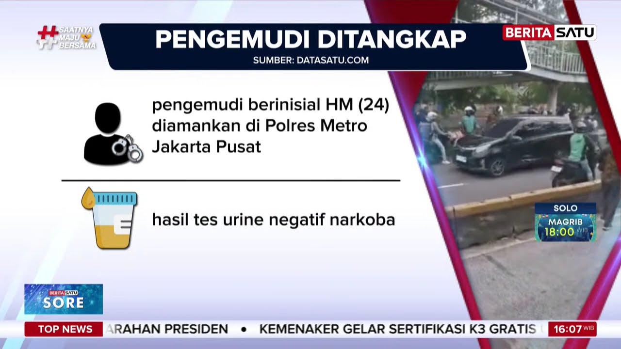 Sejumlah Fakta Mobil Lawan Arah Diamuk Warga di Gunung Sahari #Beritasatu