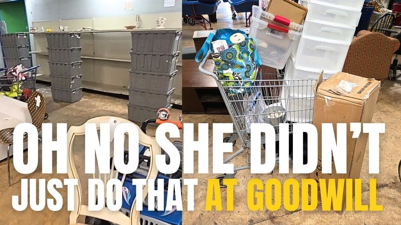OMG Goodwill Outlet bins AWESOME day &bull; Thrift with me &bull; secondhand resale & decor #whatnotpartner