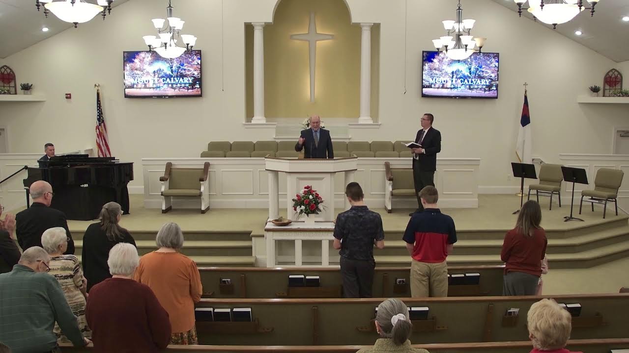 Mount Calvary Baptist Church Wednesday Evening 7:00 PM 2/11/2026