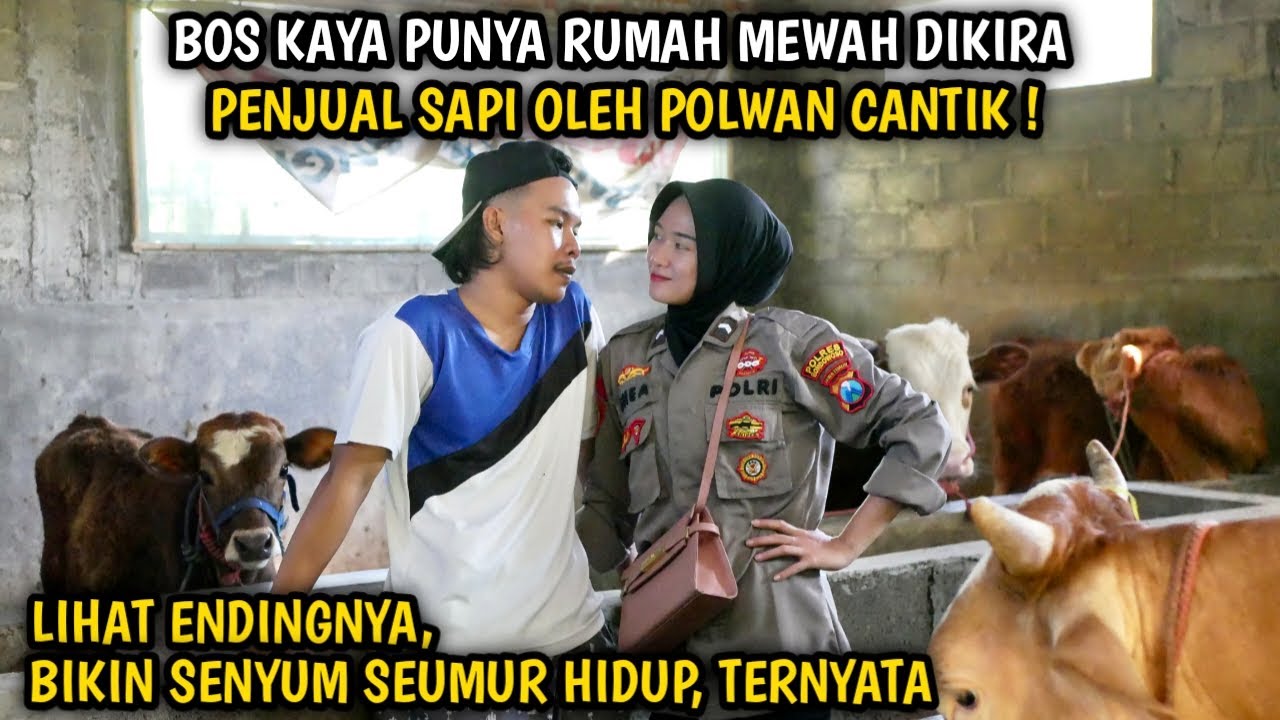BOS KAYA PUNYA RUMAH MEWAH DIKIRA PENJUAL SAPI OLEH POLWAN CANTIK ! LIHAT ENDINGNYA, TERNYATA