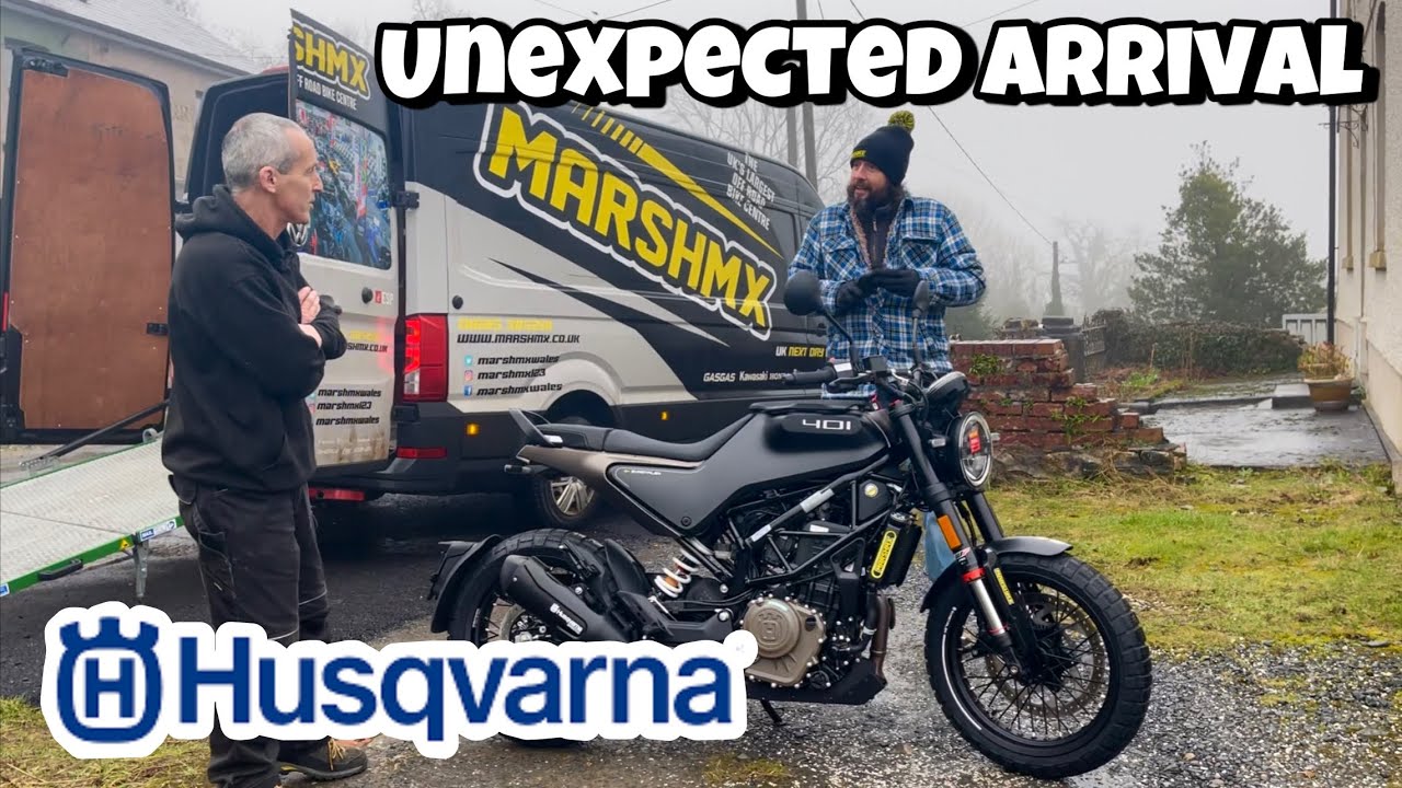 Husqvarna Svartpilen 401 | unexpected arrival | my Honda XR sibling | valentines gift from the mrs