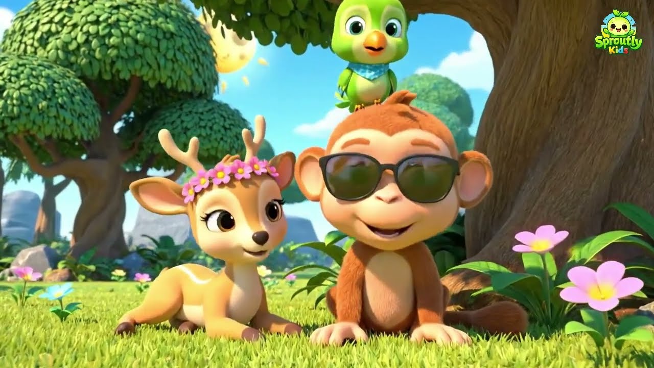 Spanish | El Mono Que Usaba Gafas de Sol por la Noche | The Monkey Who Wore Sunglass at Night | kid