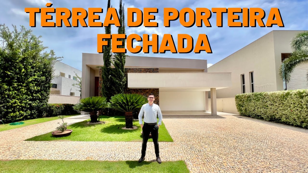 CASA TÉRREA MOBILIADA E TODA PLANEJADA À VENDA NO ALPHAVILLE FLAMBOYANT | GOIÂNIA
