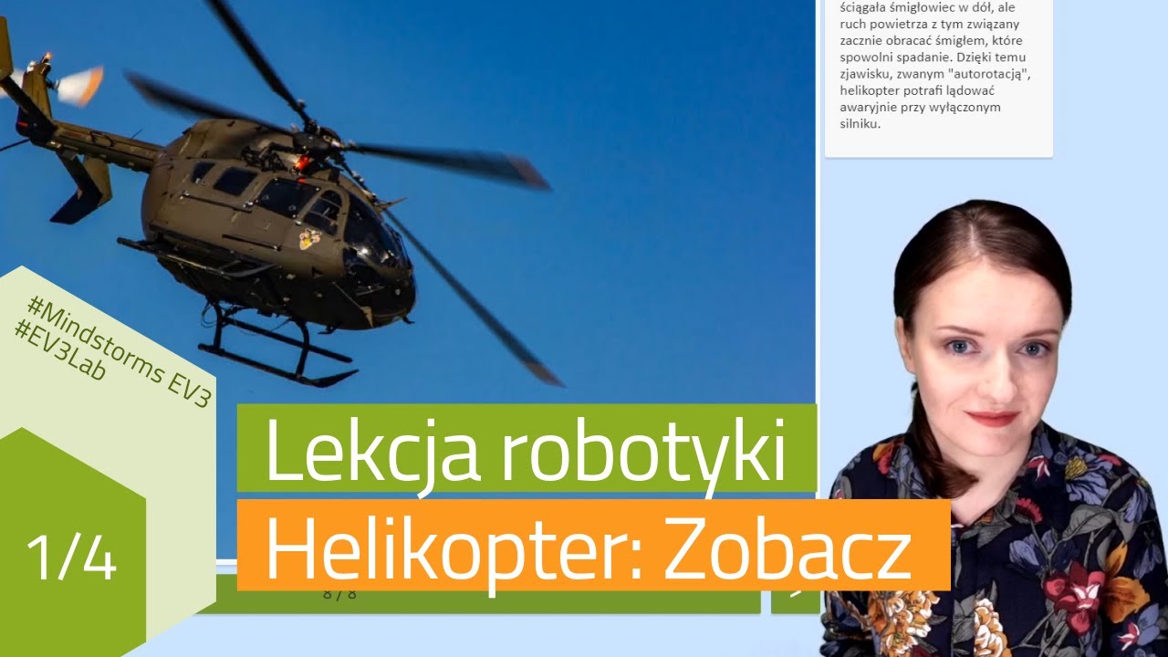 Budujemy i programujemy Helikopter z LEGO Mindstorms EV3 - lekcja robotyki - część 1 - Wprowadzenie