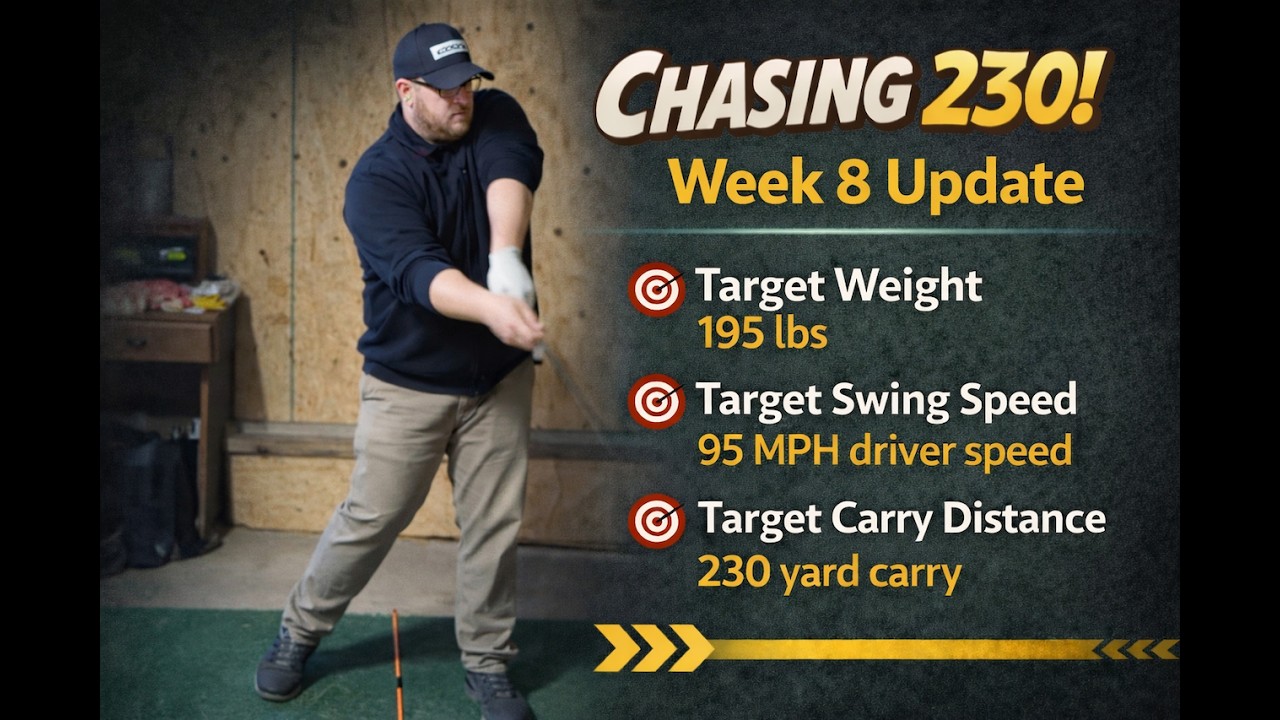 Slow down to increase swing speed? Chasing 230 Week 8