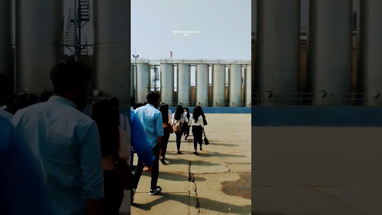Mother Dairy Industrial Visit 🍧#motherdairy #dailyvlog #delhi