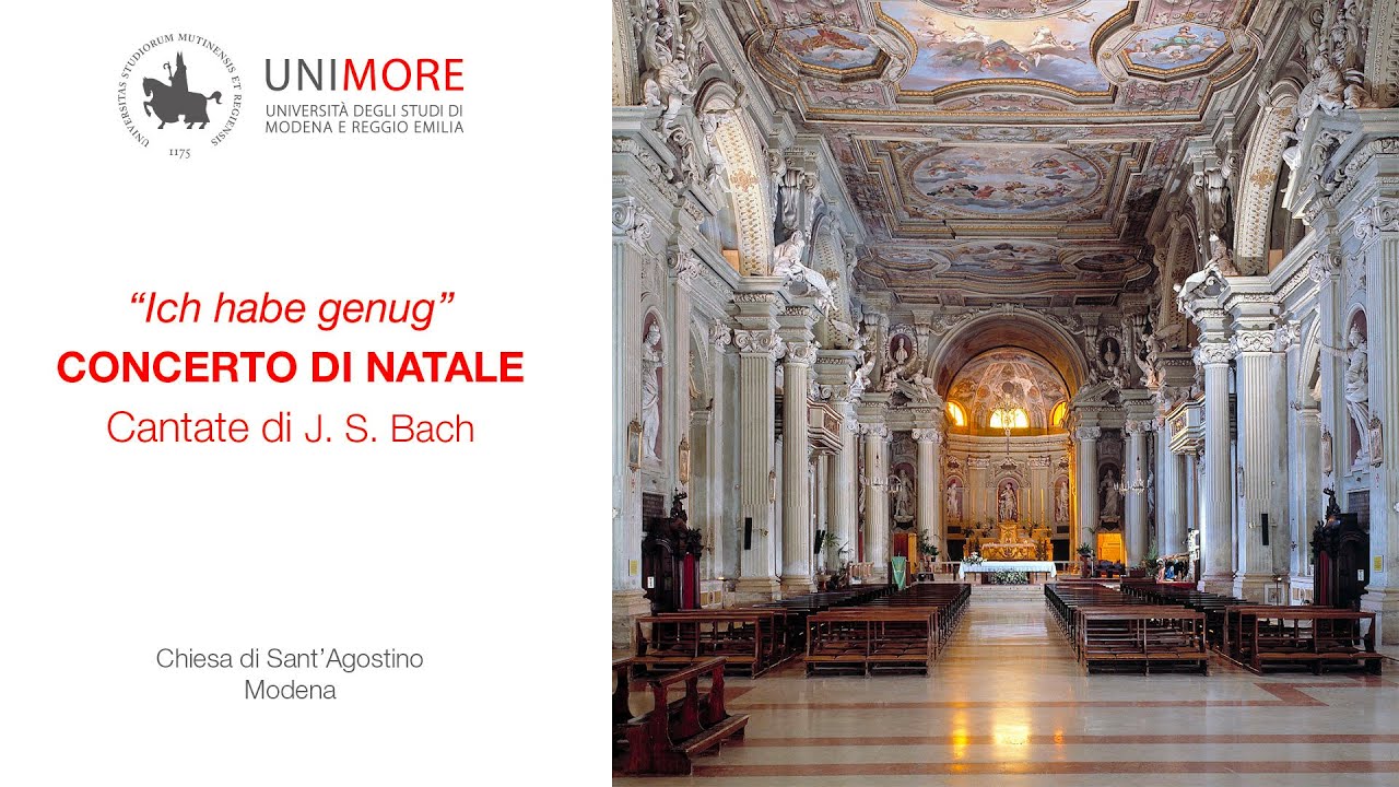“ICH HABE GENUG” Cantate di J. S. Bach - Concerto di Natale 2023 UNIMORE