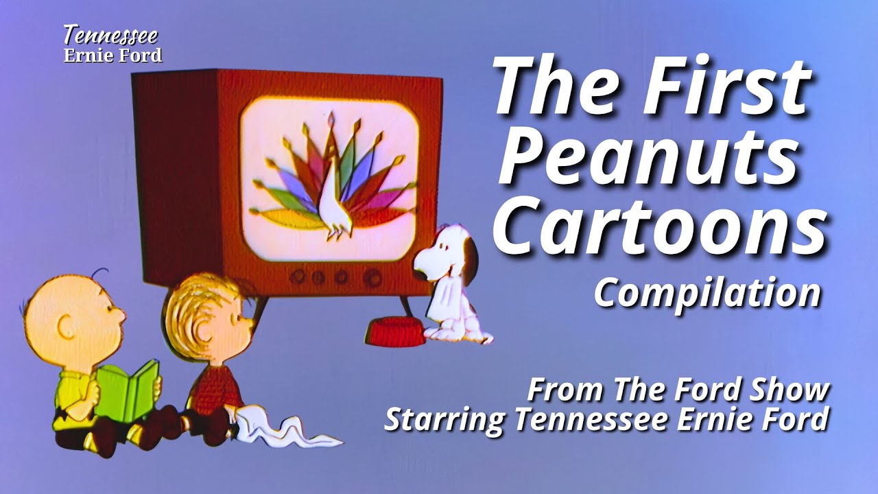 The First Peanuts Cartoons | Six Classic Intros | The Ford Show Starring Tennessee Ernie Ford