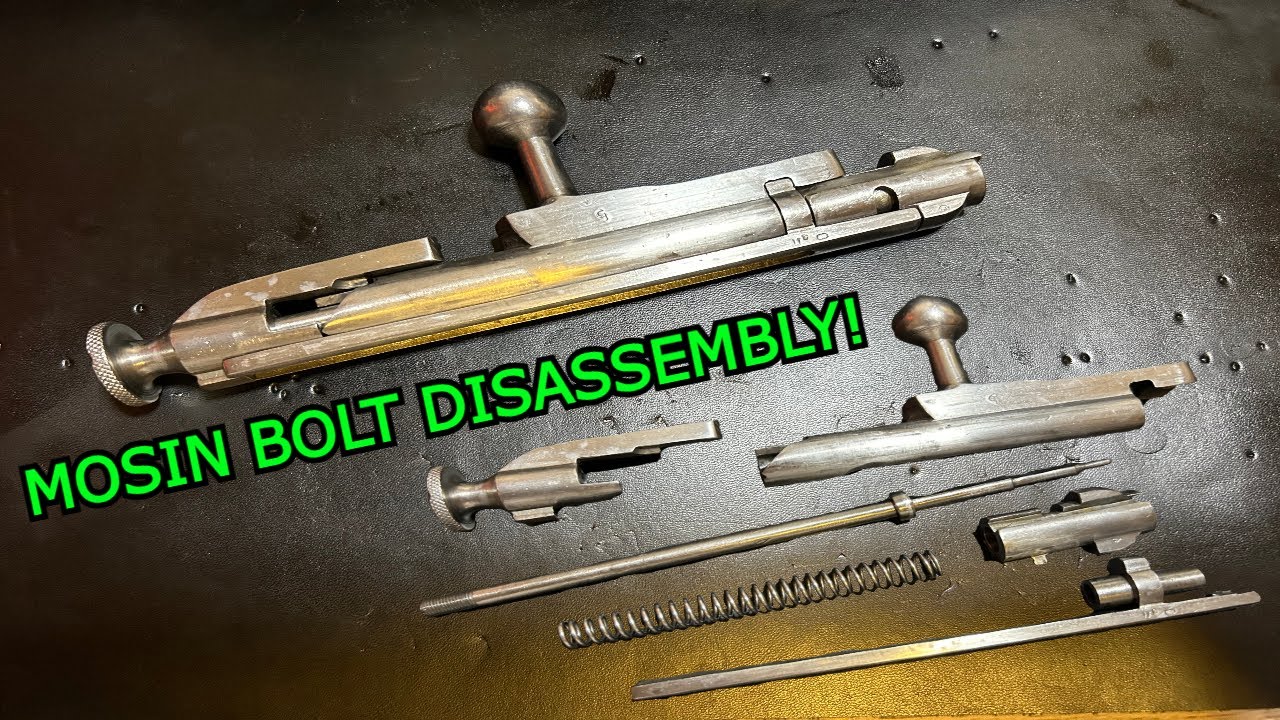 MOSIN NAGANT Bolt Disassembly and Reassembly!