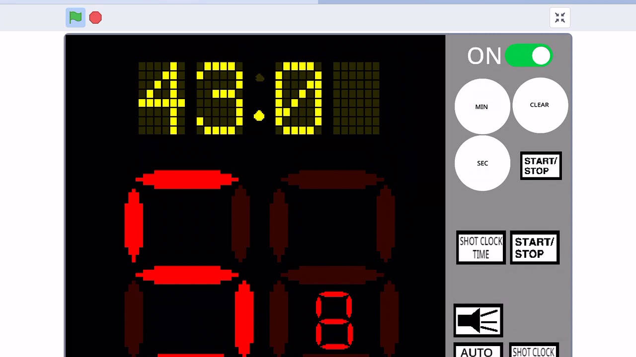 Scratch shot clock