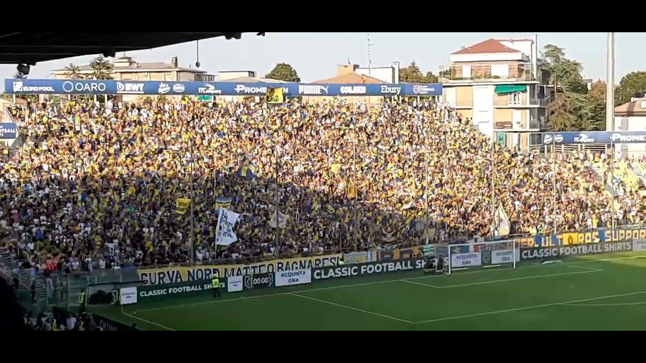 Derby Parma-Reggiana, Annunzio formazioni, inno Forza Parma