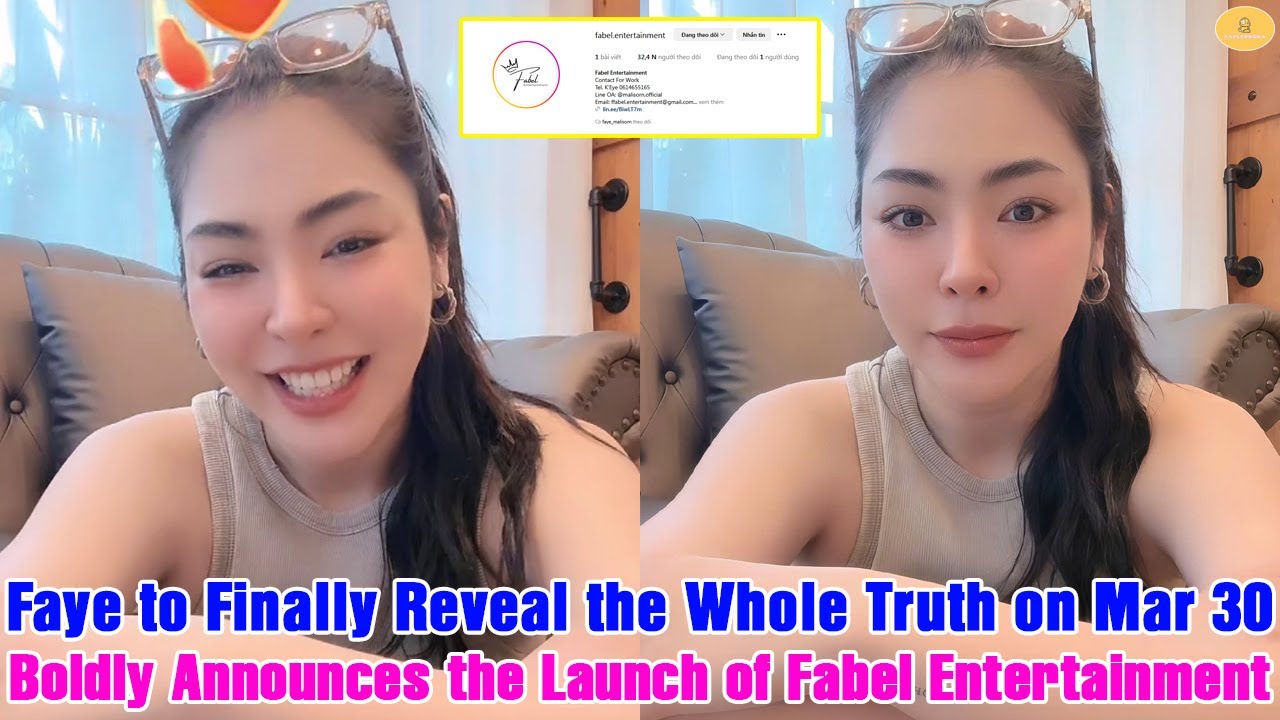 Faye to Finally Reveal the Whole Truth on Mar 30&ndash;Boldly Announces the Launch of Fabel Entertainment