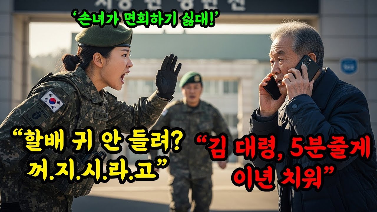 707특임대 손녀 면회 간 할아버지는 여군 하사에게 무시당하자, 전화 한 통에 부대 박살내버렸습니다