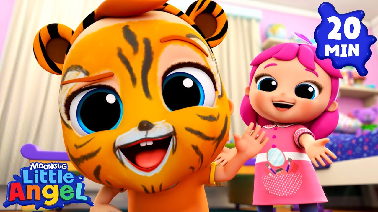 Beauty Salon Dress Up Fun! 💄✨ | Little Angel Kids Songs & Nursery Rhymes